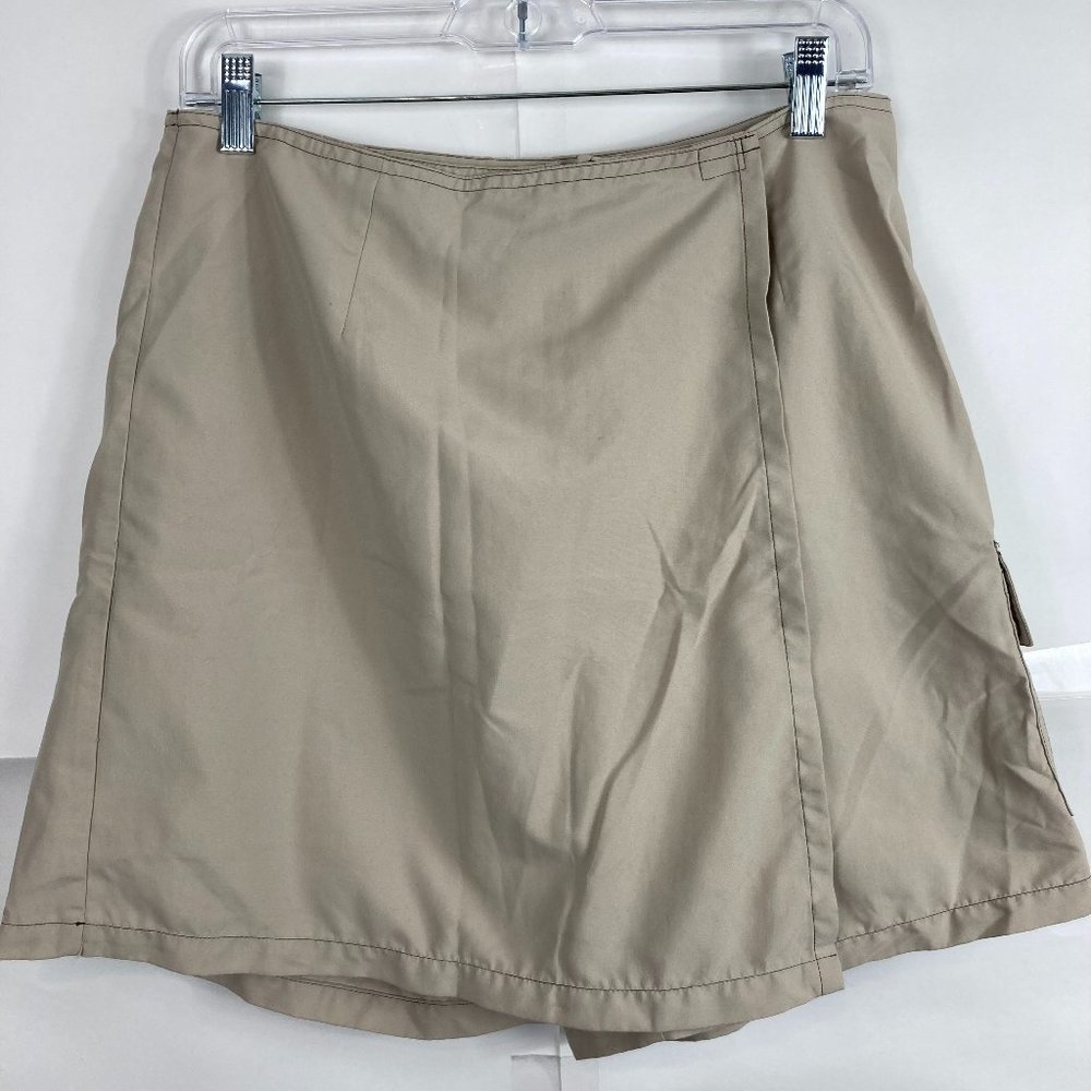 Athleta Womens Size 10 Skort Activewear Golf Skort Wrap Tennis Beige